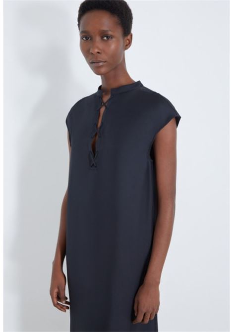 abito demeter donna nero in seta LOULOU DE SAISON | DEMETERBLACK